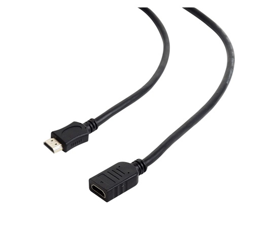 Predlžovací kábel GEMBIRD HDMI na HDMI 3 m (pozlátené konektory, tienený)