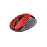 C-TECH Mouse WLM-02, čierno-červená, bezdrôtová, 1600DPI, 6 tlačidiel, USB nano prijímač