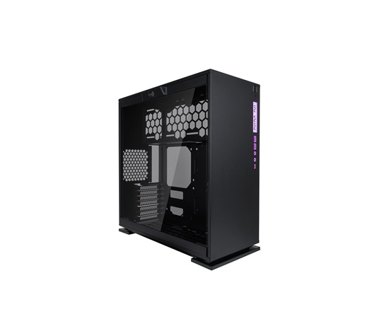 Skriňa IN WIN 303C, čierna, Mid Tower, bez zdroja, RGB + predné USB 3.1 typ C