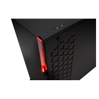 IN WIN case 101 Black, Midi Tower, priehľadná strana, bez zdroja napájania
