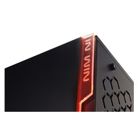 IN WIN case 101 Black, Midi Tower, priehľadná strana, bez zdroja napájania