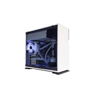 Skriňa IN WIN 101 White, Midi Tower, priehľadná strana, bez zdroja napájania