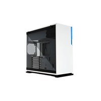Skriňa IN WIN 101C White, Midi Tower, priehľadná strana, bez zdroja napájania