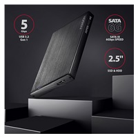 AXAGON EE25-XA6, USB 5Gbps - SATA 6G, 2.5" kovový ALINE box