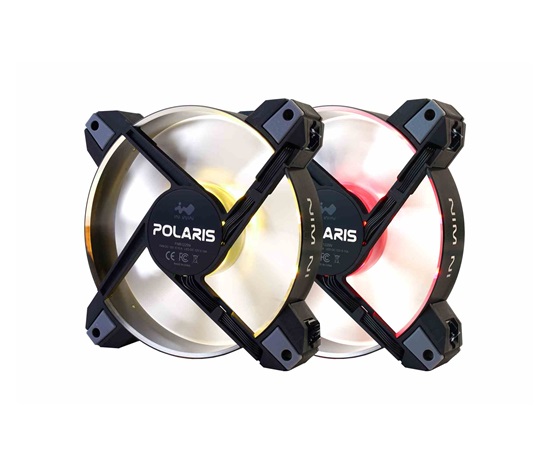 IN WIN ventilátor Polaris RGB Aluminium (jedno balenie)